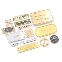 Étiquettes et badges métalliques personnalisés pour vêtements, sacs à main, chaussures, hijabs, abayas - Placage écologique, logo de marque