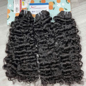 Vente en gros de cheveux vietnamiens bruts, tissage à la vapeur, faisceaux de cheveux bouclés birmans 100% fournisseurs de cheveux humains - Product Image 4