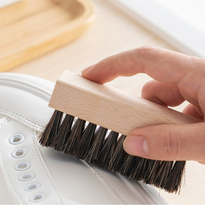 <span class=keywords><strong>Brosse</strong></span> de nettoyage carrée en bois de hêtre DAAN avec options de poils en nylon PP et en poils de porc pour chaussures - Product Image 3