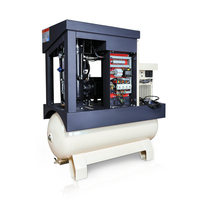 Compresor de Aire de Tornillo Industrial XINLEI XLAMTD20A-A6 de 15KW con Certificación CE, Trifásico, 8 bar, Tanque de 500L, -5 a +45, 632 DB