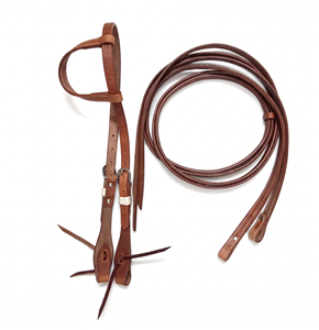 ชุดเชือกหนังสำหรับจูงม้าพร้อมบังเหียนและสายบังเหียนสำหรับขี่ม้า - Product Image 1