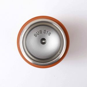 Gobelet isotherme moderne en acier inoxydable à double paroi vert avec couvercle pour les voyages - Product Image 5