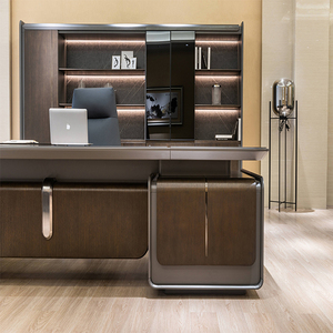 Cuofei — bureau de chef de bureau moderne avec tiroirs, couleur en <span class=keywords><strong>bois</strong></span>, <span class=keywords><strong>peinture</strong></span> environnementale de luxe, vente directe depuis l'usine, chine - Product Image 3
