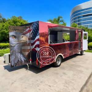 Prix bon marché Mobile BBQ Pizza Jus Ice-Cream Hamburger Salade Snack Food Truck Camion électrique de nourriture à vendre - Product Image 5