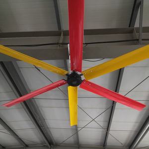 Ventilateur industriel HVLS AMTHI à longue durée de vie pour église avec PMSM 220v 1.5KW 750W 12 pieds Ventilateurs de plafond commerciaux HVLS - Product Image 2