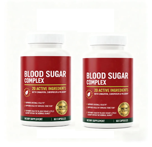 من المصنع مباشرة قسط 20 كبسولات دعم سكر الدم المعقدة ملحق مع دعم صحة القلب الهضمي للبالغين الأصحاء - Product Image 5