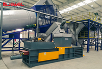Station de déchets horizontale semi-automatique presse à balles hydraulique presse à balles Machine carton plastique 120T compacteur à balles