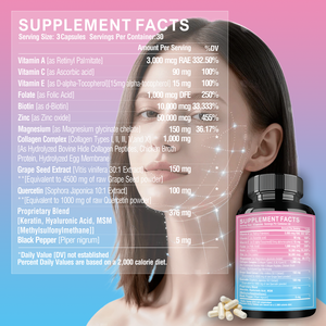 Capsules de collagène pour la beauté des adultes, marque privée OEM, antioxydant, 90 unités, vente flash Amazon - Product Image 2