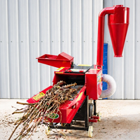 Machine à couper les fourrages 3 en 1 de 3,8 tonnes/h, moteur électrique, hacheuse de fourrages pour l'alimentation du bétail, moteur diesel/essence automatique, utilisation agricole