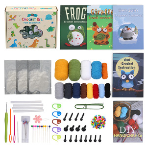 Kit Personalizzato per Uncinetto in Lana: Crea Tu Stesso Animale, Artigianato Tessuto a Mano, Motivo Cartoon Lavorato a Maglia, <span class=keywords><strong>Punto</strong></span> <span class=keywords><strong>Croce</strong></span> Morbido Tematico - Product Image 5