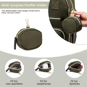 Muestra Gratuita, Fabricante, Personalizado, Alta Calidad, Vegano, Piel Sintética de PU, Bolsa de Pañales para Bebé, Mochila de Viaje para Mamá - Product Image 3