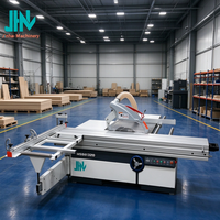 Scie à table coulissante industrielle JHM-MS3245D, table coulissante entièrement en aluminium pour la coupe de bois massif et de panneaux composites