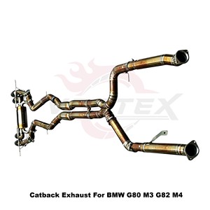 Système d'échappement en titane Vortex Performance compatible avec BMW G80 M3 G82 M4, silencieux à soupape électronique, pièces automobiles - Product Image 2