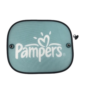 Custom Promotional Foldable Front <b>Window</b> Windshield Nylon Polyester Magnetic Silver Tyvek Car Sunshade for Car - Product Image 4