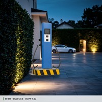 Stasiun Pengisian Cepat DC 80kW Baru |   Pengisi Daya EV Tipe CCS Ganda untuk Lantai OCPP 1.6J |   CE |   OEM ODM |   Model HLD-DC80