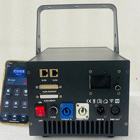 Styles très demandés : Projecteur laser 5W pleine couleur, contrôle mobile par application, lumière de scène portable, animé, DMX512/contrôle sonore