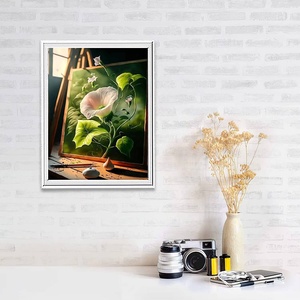 Kit de peinture sur toile acrylique 5D personnalisé OEM XIXI, peinture à la main, nature morte, décoration intérieure - Product Image 4