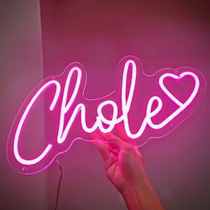 Hot Selling Name Neon Sign Custom Neon Sign Bedroom Wall Decor Neon Sign