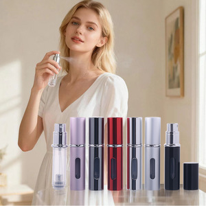 Botella de Perfume de Imitación de Marfil de 5 ml, Dispensador de Spray con Relleno desde Abajo, Tamaño de Viaje - Product Image 1