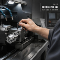 Outil de roulage de filetage de type micro fixe KUHO, tête de roulage de filetage pour tour CNC pour filetage externe de type suisse