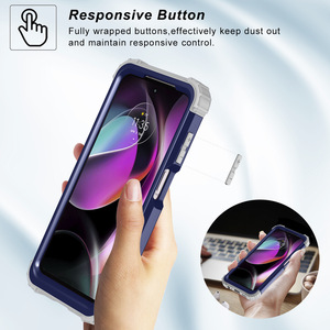 Armadura híbrida especial a prueba de golpes, funda protectora para moto G200, G22, G31, G50, G60, G42, G52, cuatro esquinas, protección gruesa, nueva - Product Image 3