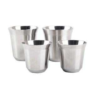 แก้วน้ำสแตนเลสสองชั้น สีเงิน แก้วดื่มชา กาแฟ - Product Image 6