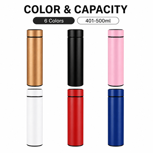 Smart <b>Insulated</b> Gift <b>Cup</b> 304 Stainless Steel 7-Color Intelligent Control Anti-Fall Portable Car & Office Use with Logo Printing - Product Image 2
