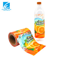 Film rétractable personnalisé en PVC/PET pour bouteilles de thé, vin, jus et boissons - Étiquette thermorétractable imperméable, anti-odeur et haute transparence