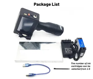 Multiple Language Support Handheld Inkjet Printer Kit Expiry Date Logo Portable Printer Touch Screen Printing