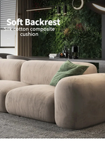 Canapé modulaire en forme de L ATUNUS Nordic Luxury pour salon, design de meubles de haute qualité, tissu de qualité supérieure, canapé 3 places