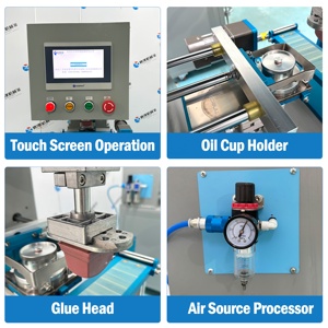 <span class=keywords><strong>Tampon</strong></span> semi-automatique pour jouets et souris, impression grand logo, machine d'impression par servo couleur unique pour powerbanks - Product Image 3