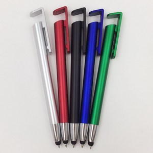 Bolígrafo Multifuncional 3 en 1 de Plástico con Lápiz Táctil y Soporte <span class=keywords><strong>para</strong></span> Teléfono, Logotipo Personalizado, Precio Económico, Bolígrafo <span class=keywords><strong>para</strong></span> Regalo Promocional - Product Image 3