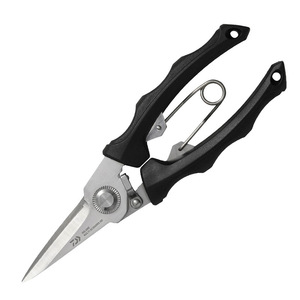 Tijeras de pesca multifuncionales Daiwa Ikejime de 190 mm de acero inoxidable para cortar líneas, redes y peces - Product Image 3