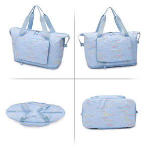 Bolsa de Viaje RUIQUWIN con Logotipo Personalizado, Unisex, Deportiva, Ligera, Transpirable, Resistente, para Viajes Cortos, con Separación para Ropa Seca y Mojada, Gran Capacidad - Product Image 4