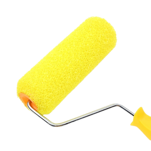 Rodillo de Espuma de Alta Calidad con Mango de Plástico Amarillo para Bricolaje, Rodillo de Espuma OEM PR-003604 que Proporciona una Aplicación Suave - Product Image 2