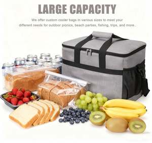 Borsa Termica per Pranzo 600D con Logo Personalizzato, Nuova Borsa Regolabile a Tracolla per Scuola, Lavoro, Picnic - Product Image 4