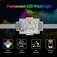 Contrôleur RGBW extérieur HRSTY pour application, boîtier d'alimentation 48V pour pixels RGBW, lumières de Noël permanentes