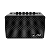 M-VAVE SP100 Amplifier Gitar/Bass Portabel dengan 9 Suara, 16 Efek, Baterai Isi Ulang, Perekaman OTG, Speaker BT Nirkabel
