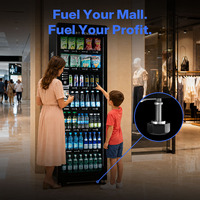 Distributeur automatique intelligent XMAI avec reconnaissance d'âge, homologué ETL, pour snacks de cinéma, télécommande 4G, 680L