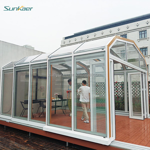 Couvertures de piscine à toit rigide <span class=keywords><strong>pour</strong></span> <span class=keywords><strong>spa</strong></span> télescopique au design moderne, cadre en alliage <span class=keywords><strong>d</strong></span>'aluminium résistant <span class=keywords><strong>pour</strong></span> piscine <span class=keywords><strong>d</strong></span>'hôtel - Product Image 1