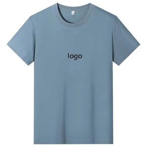<span class=keywords><strong>T</strong></span>-shirt da uomo all'ingrosso ad asciugatura rapida con stampa serigrafica personalizzata, in misto cotone 180 grammi, stile Hip Hop, vestibilità regolare, per palestra estiva - Product Image 4