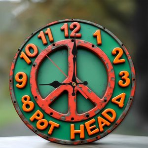Round Wooden Wall <b>Clock</b> 25Cm Quiet Movement Natural Wood Home <b>Bedroom</b> Decor - Product Image 1