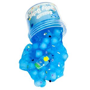 CHENXI Slime Personnalisable Coloré et Croustillant 240ml Sûr Non-toxique 8 Couleurs Pâte à Modeler Décoration Fruitée Éducatif Unisexe 14+ Kit Slime - Product Image 6
