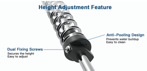 Grifo mezclador de cocina comercial con rociador de prelavado 2026 - Product Image 2