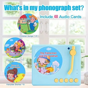 Machine d'apprentissage de cartes phonographiques Machine d'<span class=keywords><strong>histoire</strong></span> et d'illumination pour l'éducation de la petite <span class=keywords><strong>enfance</strong></span> - Product Image 2