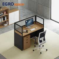 EGROspace Fournisseur d'usine Bureau de travail modulaire de style moderne pour 5 personnes, mobilier de bureau, poste de travail individuel