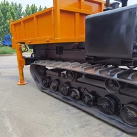 Grue sur chenilles à déchargement automatique de 3 tonnes, homologuée CE, conception personnalisée pour le levage de grumes forestières sur terrain accidenté