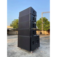 Système audio professionnel LA210 Active Dual 10 12 pouces Line Array Speakers Pro Audio, enceintes PA pour intérieur/extérieur, mariage