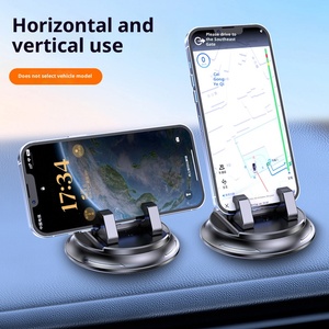 Support de téléphone universel pour voiture, vente en gros du fabricant, avec coussinet antidérapant avancé et rotation à 360 degrés, fixation pour voiture - Product Image 1