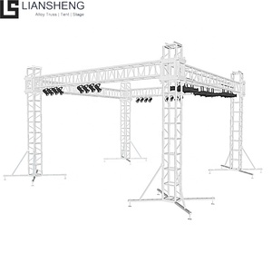 Giàn đèn sân khấu bằng nhôm hình vuông, bảo hành 3 năm, dùng cho hội chợ thương mại - Product Image 1